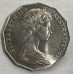 AUSTRALIA 1981 . FIFTY 50 CENTS COIN . ROYAL WEDDING